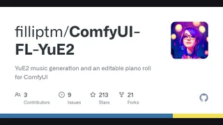 GitHub - filliptm/ComfyUI-FL-YuE2: YuE2 music generation and an editable piano roll for ComfyUI