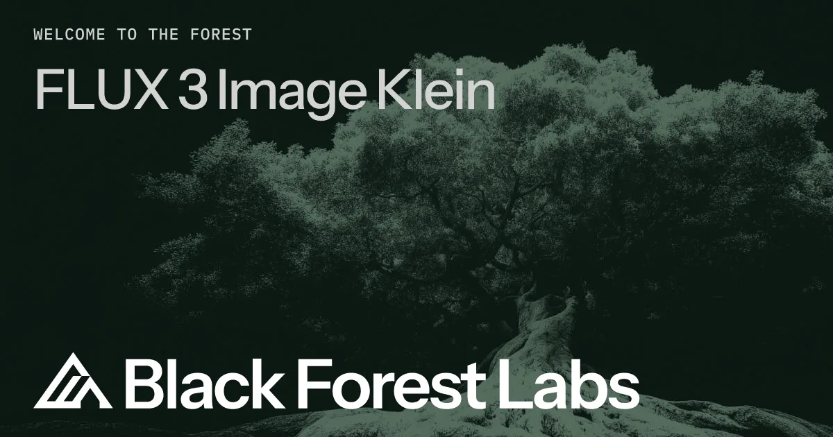 FLUX 3 Image Klein: open weights, 5.6B parameters